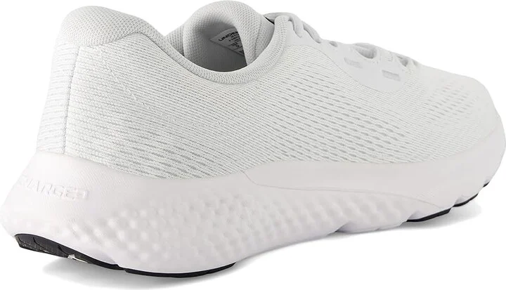 Under Armour Charged Rogue 4 Men's Shoes White/White/Black : 8 D - Medium, Synthetic - Image 4