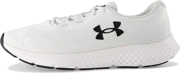 Under Armour Charged Rogue 4 Men's Shoes White/White/Black : 8 D - Medium, Synthetic - Image 6