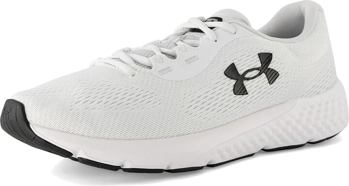 Under Armour Charged Rogue 4 Men's Shoes White/White/Black : 8 D - Medium, Synthetic - Image 7