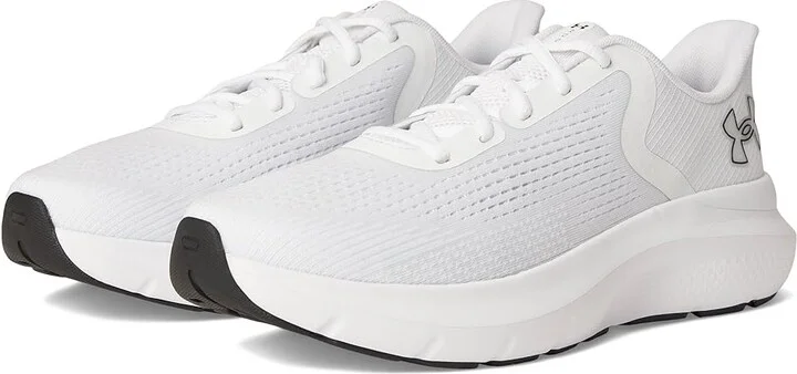 Under Armour Charged Rogue 5 Men's Running Shoes White/White/Black : 10 D - Medium, Synthetic