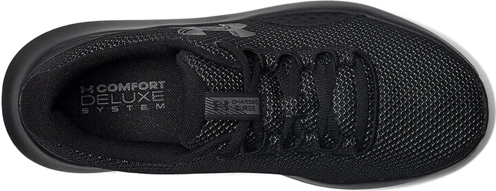 Under Armour Charged Surge 4 Women's Shoes Black/Black/Black : 7 B - Medium, Rubber - Image 2
