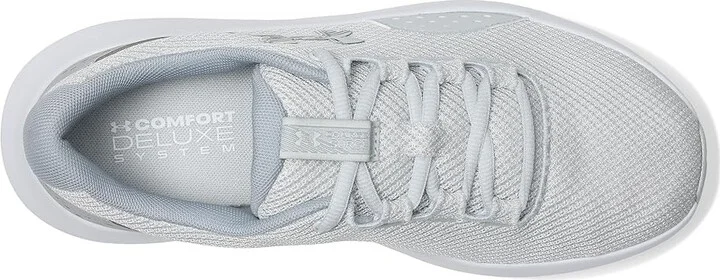 Under Armour Charged Surge 4 Women's Shoes Halo Gray/Metallic Silver/Metallic Silver : 11 B - Medium, Rubber - Image 2