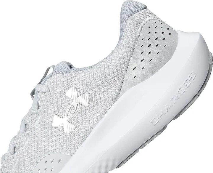 Under Armour Charged Surge 4 Women's Shoes Halo Gray/Metallic Silver/Metallic Silver : 11 B - Medium, Rubber - Image 7