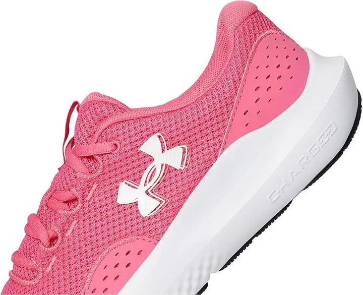 Under Armour Charged Surge 4 Women's Shoes Super Pink/Super Pink/White : 5 B - Medium, Rubber - Image 7