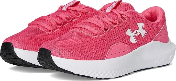 Under Armour Charged Surge 4 Women's Shoes Super Pink/Super Pink/White : 5 B - Medium, Rubber