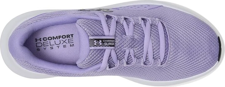 Under Armour Charged Surge 4 Women's Shoes Transparent/Black/Black : 5 B - Medium, Rubber - Image 2