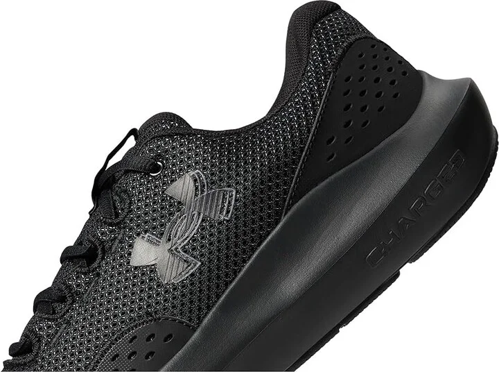 Under Armour Charged Surge Men's Shoes Black/Black/Black : 13 D - Medium, Synthetic - Image 4