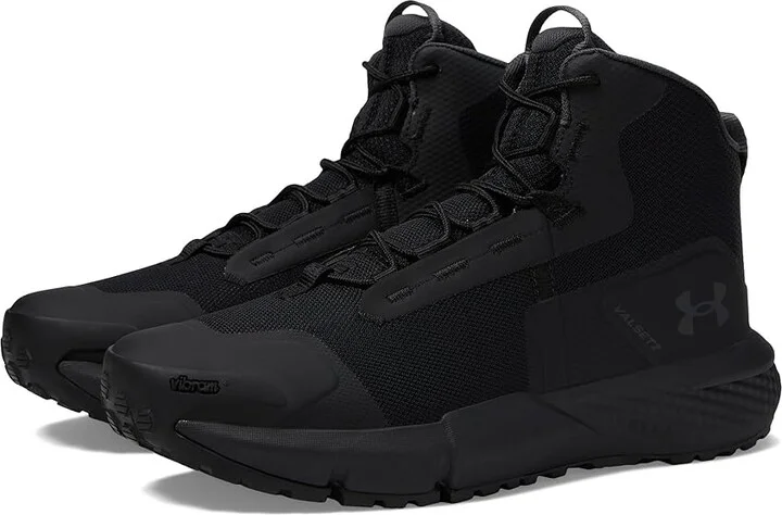 Under Armour Charged Valsetz Mid Men's Work Boots Black/Black/Jet Gray : 10 D - Medium, Synthetic