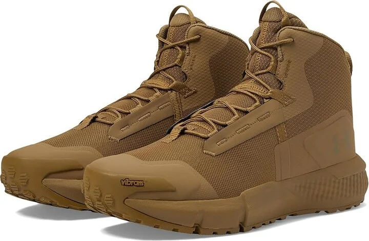 Under Armour Charged Valsetz Mid Men's Work Boots Coyote/Coyote/Coyote : 10 D - Medium, Synthetic