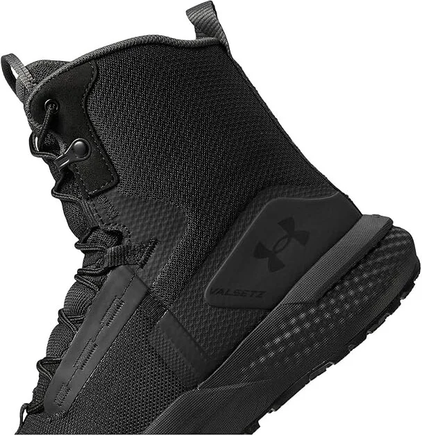 Under Armour Charged Valsetz Women's Work Boots Black/Black/Jet Gray : 10 B - Medium, Rubber - Image 4