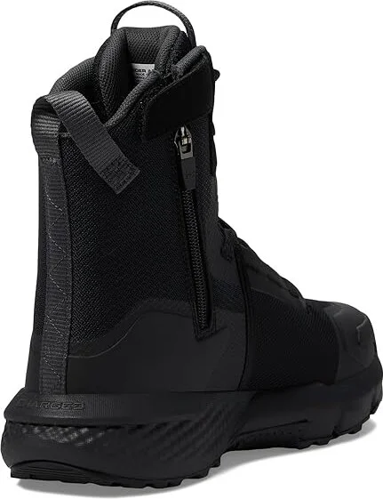 Under Armour Charged Valsetz Zip Men's Work Boots Black/Black/Jet Gray : 10 D - Medium, Rubber - Image 4