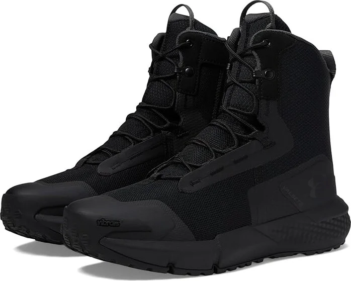 Under Armour Charged Valsetz Zip Men's Work Boots Black/Black/Jet Gray : 10 D - Medium, Rubber