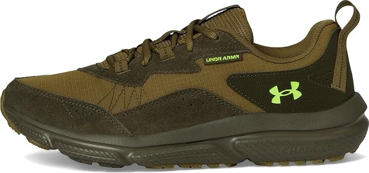 Under Armour Charged Verssert 2 Men's Shoes Canteen Green/Washed Navy/High Vis Yellow : 9 D - Medium, Synthetic - Image 6