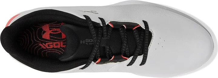 Under Armour Drive Fade Golf Shoes Men's Golf Shoes Black/Black/Metallic Silver : 7 D - Medium, Synthetic - Image 8