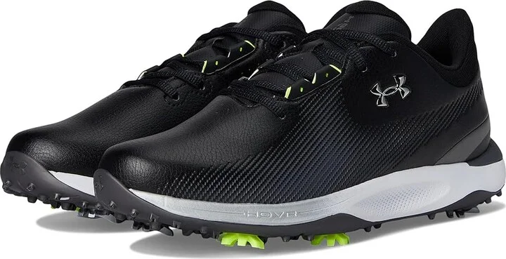 Under Armour Drive Fade Golf Shoes Men's Golf Shoes Black/Black/Metallic Silver : 7 D - Medium, Synthetic