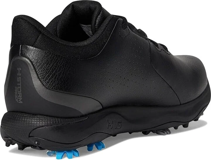 Under Armour Drive Fade Golf Shoes Men's Golf Shoes Black/Metallic Silver : 10.5 D - Medium, Synthetic - Image 4