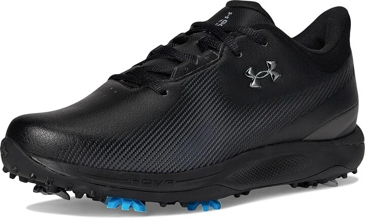 Under Armour Drive Fade Golf Shoes Men's Golf Shoes Black/Metallic Silver : 10.5 D - Medium, Synthetic - Image 5