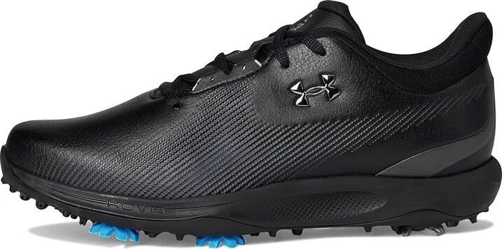 Under Armour Drive Fade Golf Shoes Men's Golf Shoes Black/Metallic Silver : 10.5 D - Medium, Synthetic - Image 6