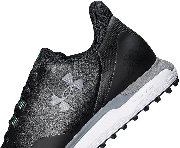 Under Armour Drive Fade Spikeless Men's Golf Shoes Black/Black/Titan Gray : 8 D - Medium, Synthetic - Image 7