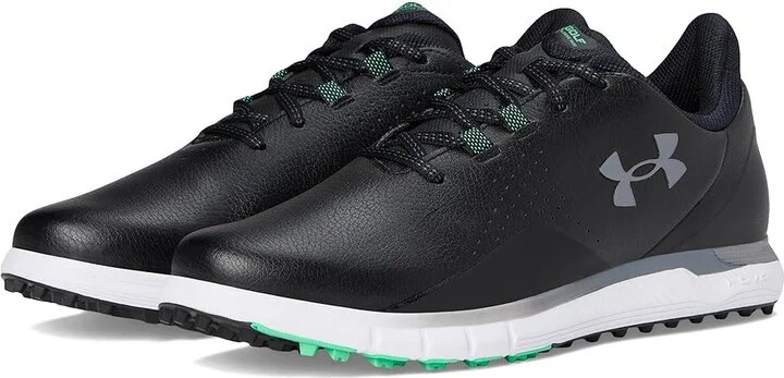 Under Armour Drive Fade Spikeless Men's Golf Shoes Black/Black/Titan Gray : 8 D - Medium, Synthetic