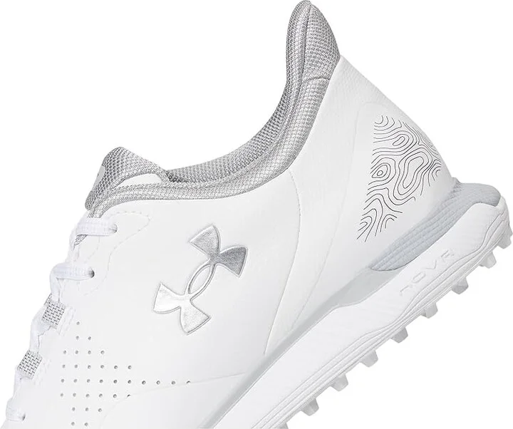 Under Armour Drive Fade Spikeless Men's Golf Shoes White/White/Metallic Silver : 8.5 D - Medium - Image 7
