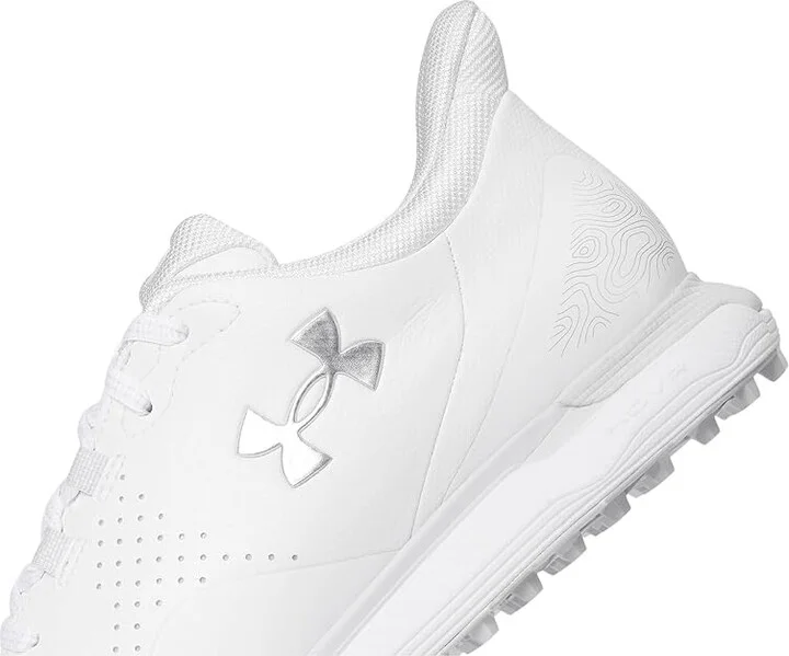 Under Armour Drive Fade Spikeless Women's Golf Shoes White/Distant Gray/Metallic Silver : 8 B - Medium, Synthetic - Image 7