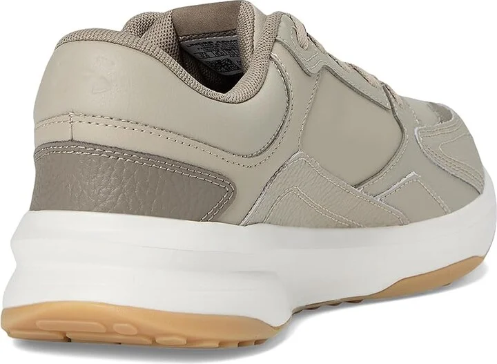 Under Armour Edge Leather Men's Shoes Timberwolf Taupe/White/Summit White : 11.5 D - Medium - Image 4