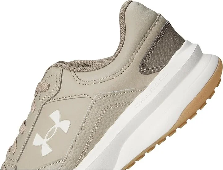 Under Armour Edge Leather Men's Shoes Timberwolf Taupe/White/Summit White : 11.5 D - Medium - Image 7