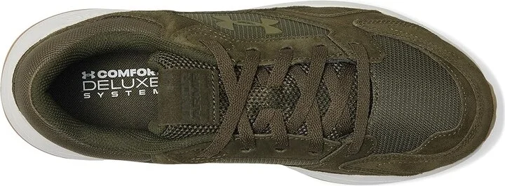 Under Armour Edge Suede Men's Shoes Expedition Green/Summit White/Expedition Green : 9 D - Medium, Rubber/Suede - Image 2