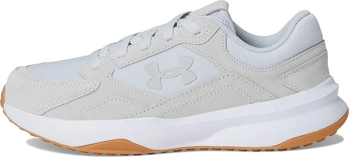 Under Armour Edge Suede Women's Shoes Halo Gray/White/Halo Gray : 10.5 B - Medium, Synthetic - Image 6
