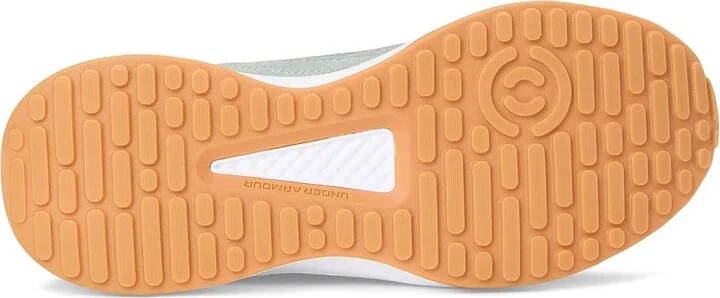 Under Armour Edge Suede Women's Shoes Silica Green/White/Silica Green : 9.5 B - Medium, Synthetic - Image 3