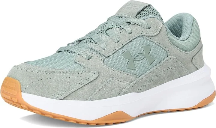 Under Armour Edge Suede Women's Shoes Silica Green/White/Silica Green : 9.5 B - Medium, Synthetic - Image 5