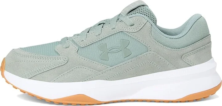 Under Armour Edge Suede Women's Shoes Silica Green/White/Silica Green : 9.5 B - Medium, Synthetic - Image 6