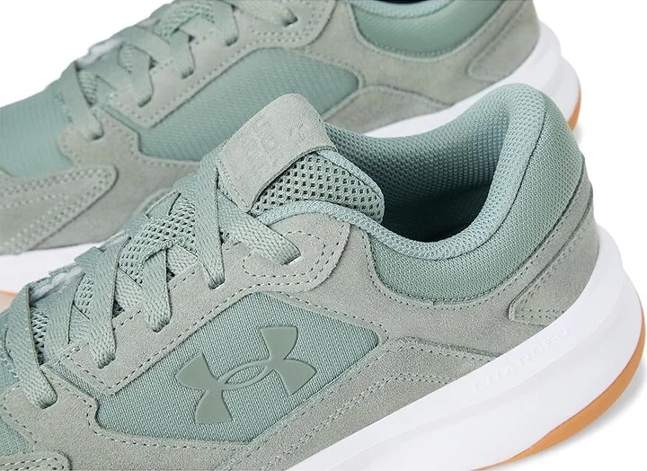 Under Armour Edge Suede Women's Shoes Silica Green/White/Silica Green : 9.5 B - Medium, Synthetic - Image 7