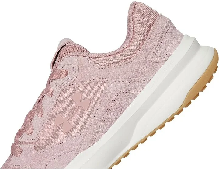 Under Armour Edge Suede Women's Shoes Tourmaline Pink/Summit White/Tourmaline Pink : 12 B - Medium, Synthetic - Image 7