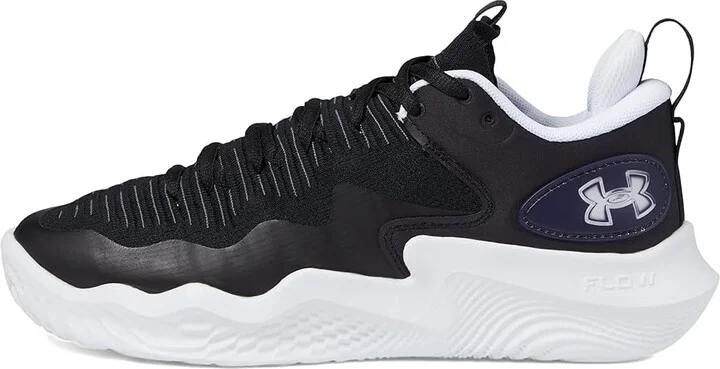 Under Armour Flow Ace Low Women's Volleyball Shoes Black/White/White : 6.5 B - Medium - Image 5