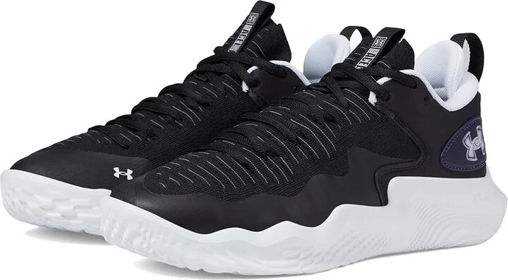Under Armour Flow Ace Low Women's Volleyball Shoes Black/White/White : 6.5 B - Medium