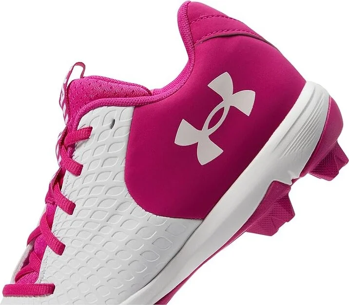 Under Armour Glyde 2.0 RM Softball Cleats Women's Shoes White/Tropic Pink/White : 9.5 B - Medium - Image 4
