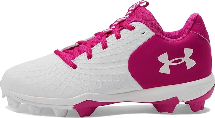 Under Armour Glyde 2.0 RM Softball Cleats Women's Shoes White/Tropic Pink/White : 9.5 B - Medium - Image 6