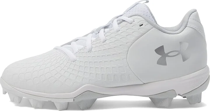 Under Armour Glyde 2.0 RM Softball Cleats Women's Shoes White/White/Metallic Silver : 9.5 B - Medium - Image 6