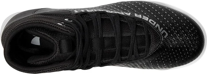 Under Armour Highlight Franchise RM 2.0 Men's Cleated Shoes Black/White/Metallic Silver : 10 D - Medium, Synthetic - Image 2
