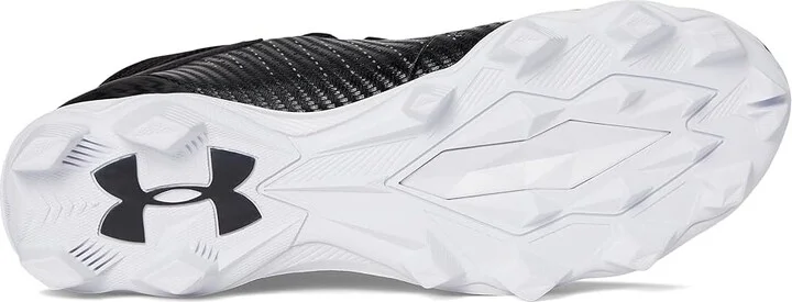 Under Armour Highlight Franchise RM 2.0 Men's Cleated Shoes Black/White/Metallic Silver : 10 D - Medium, Synthetic - Image 3