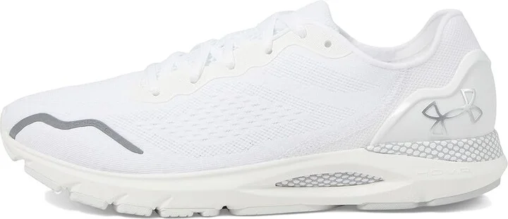 Under Armour HOVR Sonic 6 Men's Shoes White/White/Metallic Silver : 8 D - Medium, Textile - Image 5