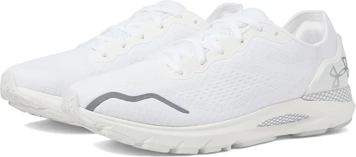 Under Armour HOVR Sonic 6 Men's Shoes White/White/Metallic Silver : 8 D - Medium, Textile