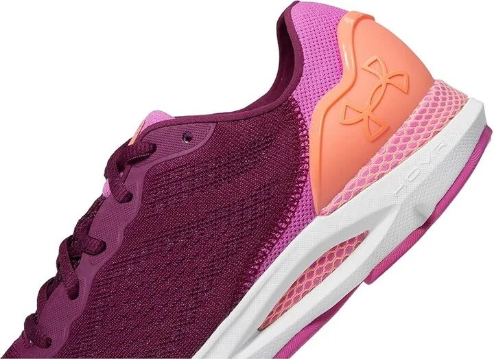 Under Armour Hovr Sonic 6 Women's Shoes Purple Gemini/Vivid Magenta/Flare Orange : 5.5 B - Medium, Synthetic/Textile - Image 4