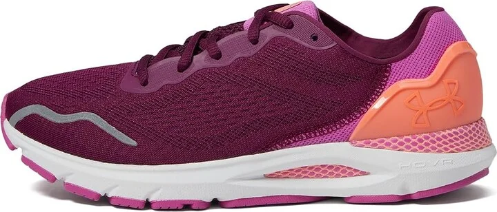 Under Armour Hovr Sonic 6 Women's Shoes Purple Gemini/Vivid Magenta/Flare Orange : 5.5 B - Medium, Synthetic/Textile - Image 6
