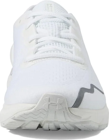 Under Armour Hovr Sonic 6 Women's Shoes White/White/Metallic Silver : 5 B - Medium, Synthetic/Textile - Image 3