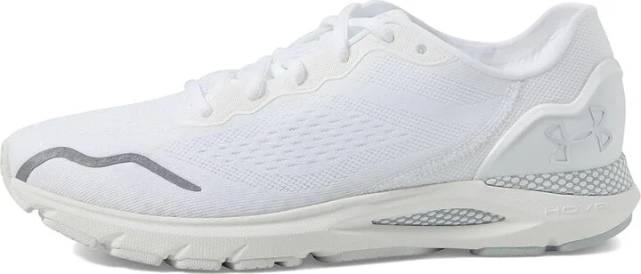 Under Armour Hovr Sonic 6 Women's Shoes White/White/Metallic Silver : 5 B - Medium, Synthetic/Textile - Image 5