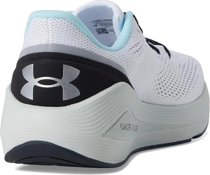 Under Armour Hovr Sonic 7 Men's Running Shoes White/Hydro Green/Metallic Silver : 11 D - Medium, Synthetic - Image 4