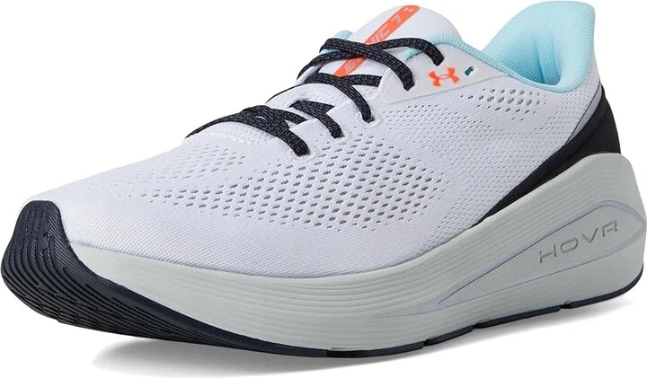 Under Armour Hovr Sonic 7 Men's Running Shoes White/Hydro Green/Metallic Silver : 11 D - Medium, Synthetic - Image 5